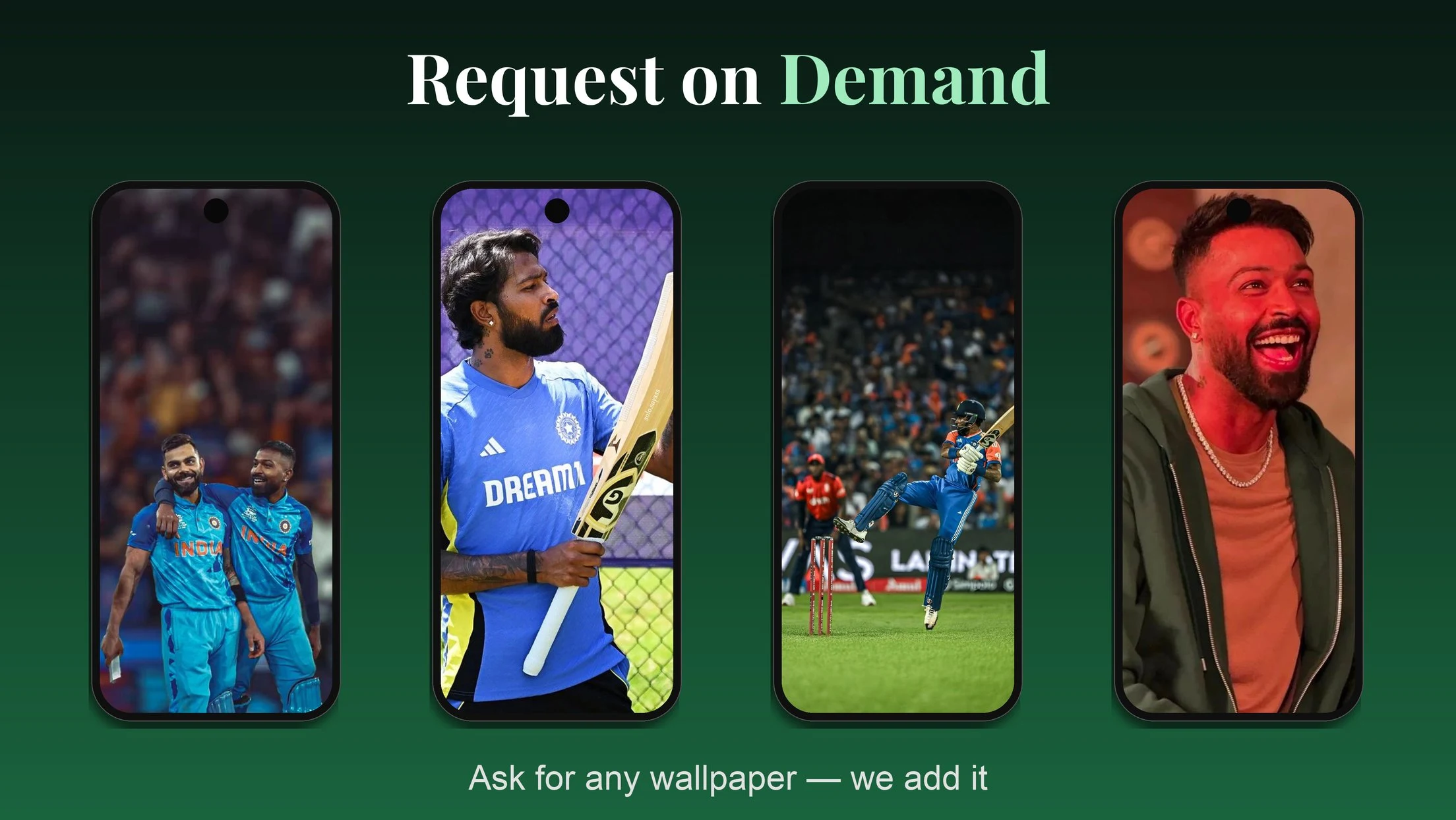 Hardik Pandya Wallpaper HD screenshot